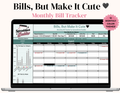 Bills, But Make It Cute! - Monthly Bill Tracker (2026-2028)